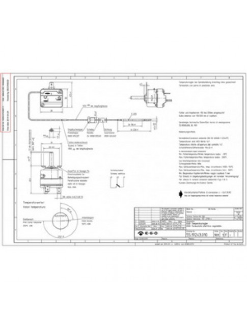 Термостат EGO 55.34923.801 375342 30-112°C