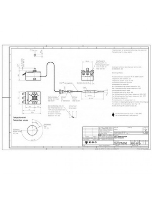 Термостат EGO 55.13215.050 376026 30-93°C