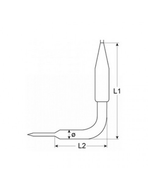 Щуп, голка, термокерн для шокової заморозки COLDLINE, Apach, Tecnodom 378407 тип PTC 1кОм
