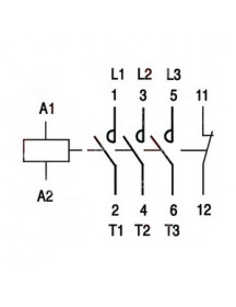 Контактор (магнітний пускач) LOVATO 380083 BF0901A 25A/230V AC 9A/4,2kW/400V AC3