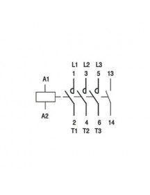 Контактор (магнітний пускач) BENEDIKT JAGER 380772 K3-10A10230 25A/230V AC 10A/4kW/400V AC3 Контактор (магнітний пускач) BENEDIKT JAGER 380772 K3-10A10230 25A/230V AC 10A/4kW/400V AC3