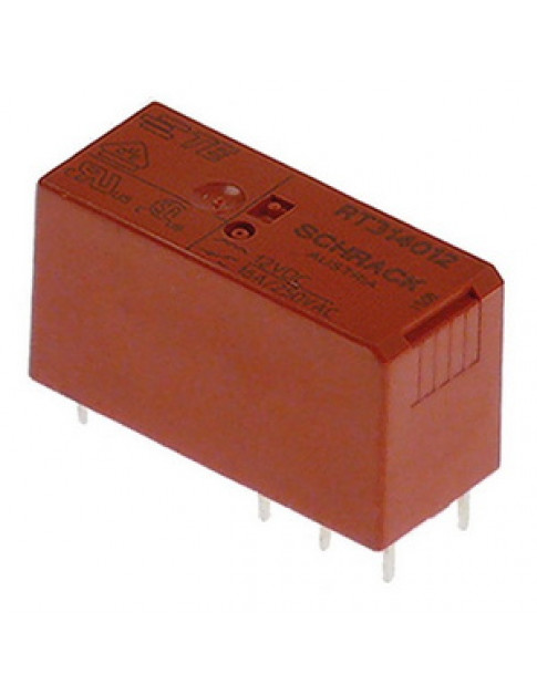 Реле силове (цоколь) SCHRACK 381414 RT314012 12VDC, 16А, цоколь 95.65/95.75