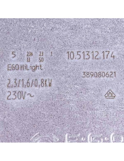 Конфорка для склокерамічної поверхні 2300W Electrolux 3890806213