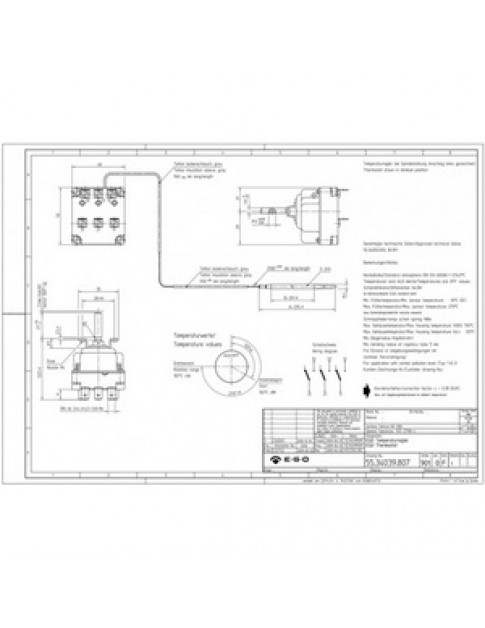 Термостат EGO 55.34039.804 53.4039.807 55.34039.080 390056 100-185°C