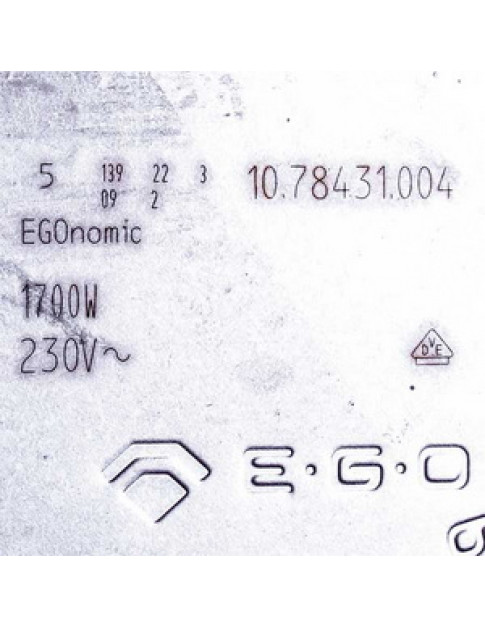 Конфорка для склокерамічної поверхні 1700W Zanussi 3970131011