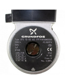Насос циркуляційний у зборі Grundfos UPS 15-50 85 Вт для газового котла Ferroli Domina, Domitop 30 кВт 39810850