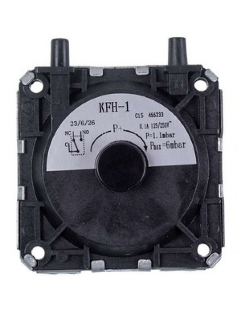 Реле тиску повітря (пресостат) P=1.1 мбар для газового котла Ferroli 39817510