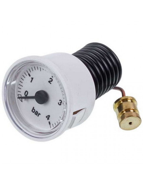 Манометр 0-4 бар D=43/40 мм для газового котла Ferroli Domicompact, Domiproject, Diva, Divatop, FEReasy 39818210