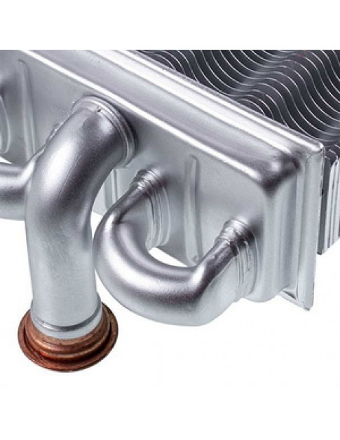 Теплообмінник бітермічний (76 ламелей) для газового котла Ferroli Domiproject, FEReasy 24 кВт 39819540