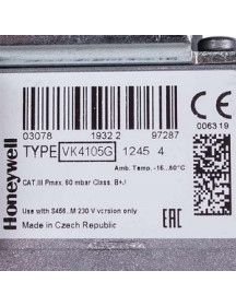 Газовий клапан Honeywell VK4105G1245 для газового котла Ferroli Domiproject/FerEasy 39819620 Газовий клапан Honeywell VK4105G1245 для газового котла Ferroli Domiproject/FerEasy 39819620
