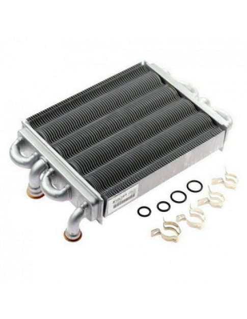 Теплообмінник бітермічний Valmex для газового котла Ferroli Domina,Domiproject,FEReasy 24 кВт(без ф.у.) 39837660