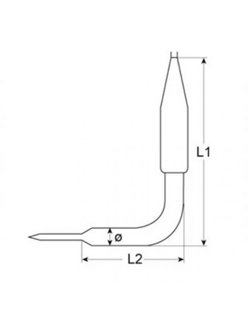 Щуп, голка, термокерн для шокової заморозки Zanussi, Electrolux AOCP, AOFP, BCF, RBF серії 401944 NTC10kOm