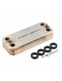 Теплообмінник пластинчастий ГВП Zilmet для газового котла Italtherm Smart 30 кВт 401120020