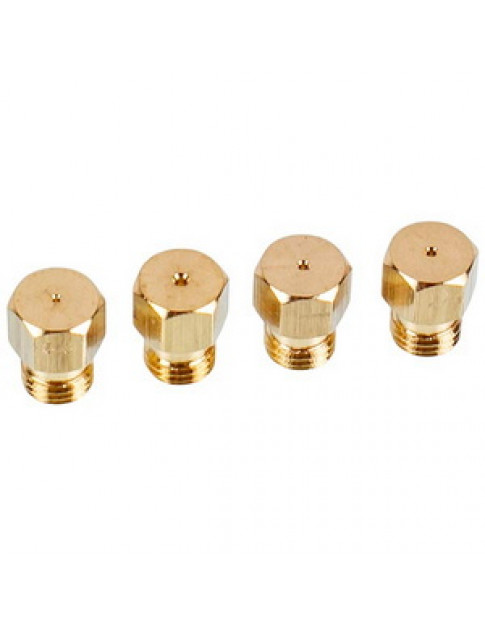 Набір форсунок (4 шт, LPG) пальника для газової плити 4055179768 (різьблення 6mm)