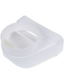 Патрубок (вихідний, колінчастий) для вентиляції варильної панелі з витяжкою AEG 4055385282