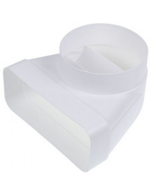 Патрубок (вихідний, колінчастий) для вентиляції варильної панелі з витяжкою AEG 4055385282 Патрубок (вихідний, колінчастий) для вентиляції варильної панелі з витяжкою AEG 4055385282