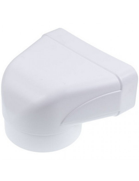 Патрубок (вихідний, колінчастий) для вентиляції варильної панелі з витяжкою AEG 4055385282