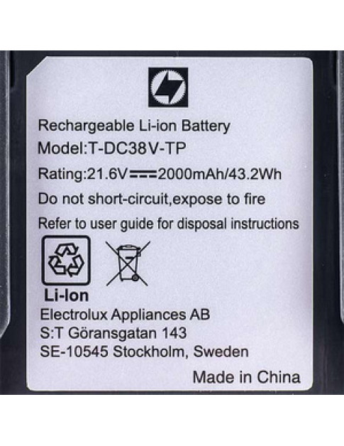 Акумулятор для акумуляторного пилососа Electrolux 4055453163 21,6V Li-Ion