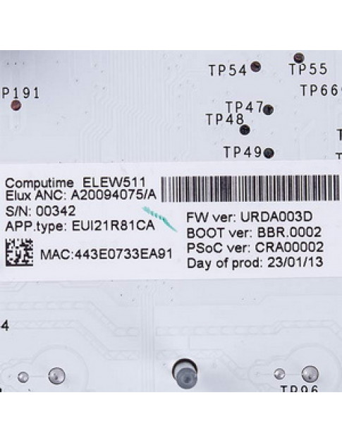 Модуль індикації для пральної машини Electrolux 4055872826 (без прошивки)