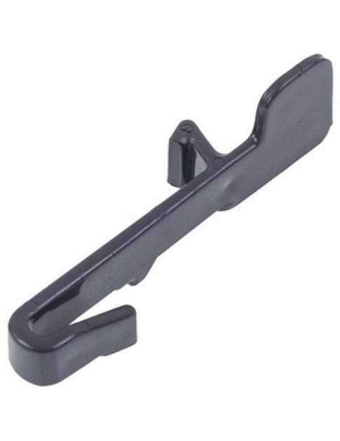 Фіксатор (защібка) правий полки дверей для холодильника Gorenje 407846