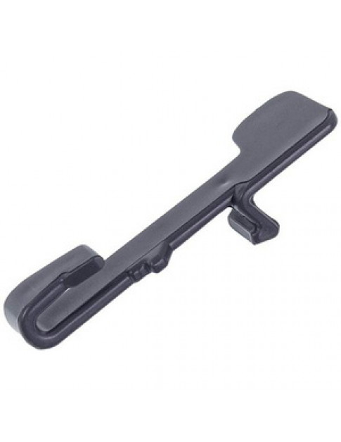 Фіксатор (защібка) правий полки дверей для холодильника Gorenje 407846