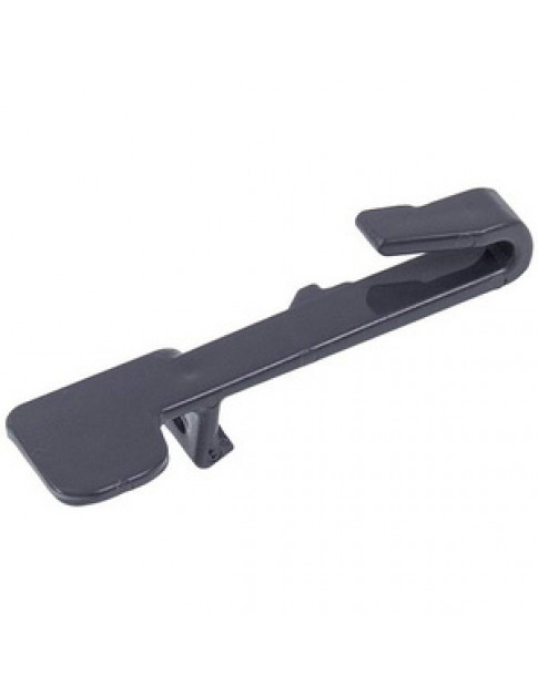 Фіксатор (защібка) правий полки дверей для холодильника Gorenje 407846