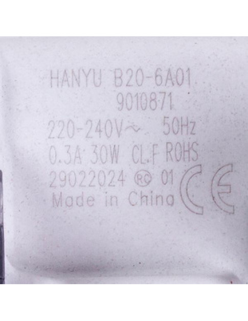 Помпа в зборі 41019104 Candy 30W B20-6A01 HANYU для пральної машини Помпа в зборі 41019104 Candy 30W B20-6A01 HANYU для пральної машини