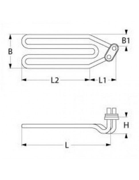 ТЕН бака, ванни для посудомийної машини Electrolux LS, WT, ZUCI серії 415070 2200Вт, 220В, фланець 50x26мм ТЕН бака, ванни для посудомийної машини Electrolux LS, WT, ZUCI серії 415070 2200Вт, 220В, фланець 50x26мм