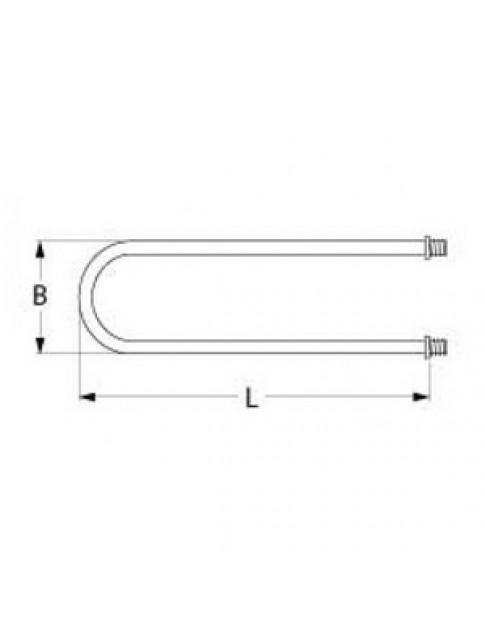 ТЕН універсальний нагрівач 415489 2000Вт, 230В, фланець M14x1,5, фланець M14x1,5