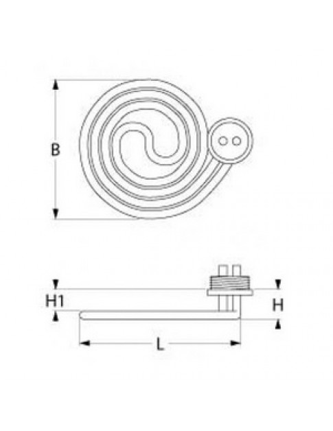 ТЕН нагрівач для кип’ятильника та чаєроздатчика Melitta 415778 3000Вт