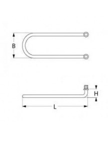ТЕН бака, ванни для посудомиючої машини Aristarco, Fiamma 416247 2000Вт, 230В, фланець M10x1 кутовий ТЕН бака, ванни для посудомиючої машини Aristarco, Fiamma 416247 2000Вт, 230В, фланець M10x1 кутовий