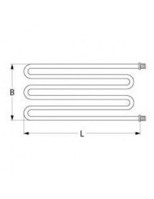 ТЕН універсальний нагрівач для піца-печі It Pizza, Fimar, GGF 416638 2100Вт, 230В, фланець різьба 1/4