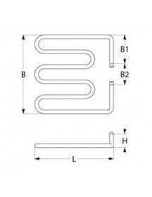 ТЕН нагрівач для гриля Roller Grill Majestic, Savoye серії D02095 416724 1200Вт, 230В