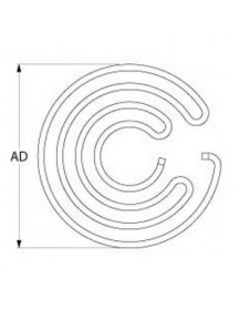 ТЕН для піца-преса Cuppone P30, PFZ30 серії 418047 1600Вт, 230В
