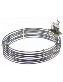 Тен для пароконвектомата Rational 418376 18000W 230V фланець 140х62mm