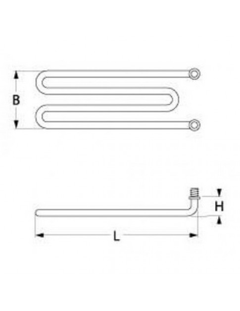 ТЕН універсальний нагрівач для Morice 418453 1150Вт, 230В, фланець M12x1