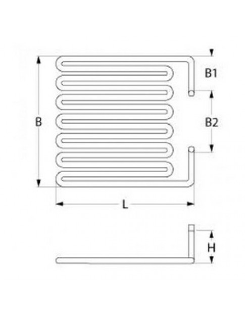 ТЕН універсальний нагрівач для поверхні для смаження Electrolux, Therma ALARH, ALARA, ALAWA серії 418701