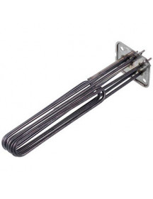 Тен бойлера для посудомийної машини Elframo, Komel, MBM 418879 9800W 230V L=322mm B=37mm фланець 81х96mm