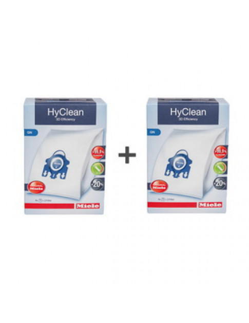 Набір мішків HyClean 3D GN (8шт) + фільтри для пилососа Miele 41996572D Набір мішків HyClean 3D GN (8шт) + фільтри для пилососа Miele 41996572D