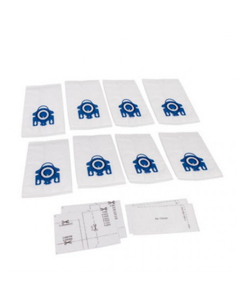 Набір мішків HyClean 3D GN (8шт) + фільтри (4шт) для пилососа Miele 41996572D