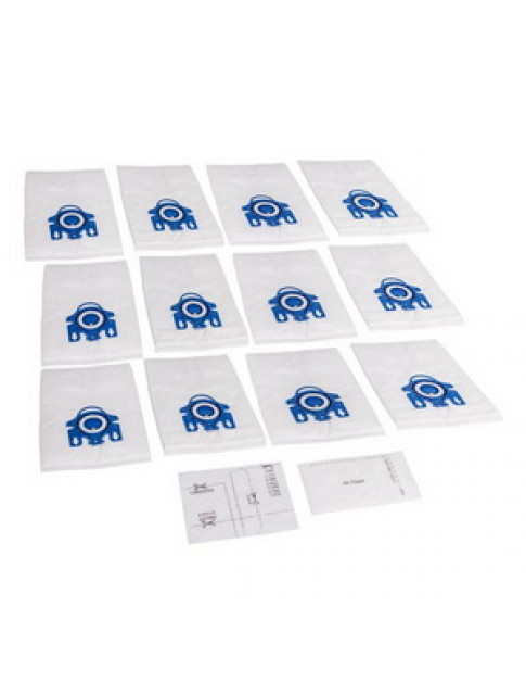 Набір мішків HyClean 3D GN (12шт) + фільтри (4шт) для пилососа Miele 41996572D