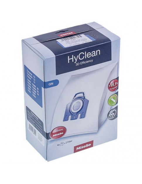 Набір мішків HyClean 3D GN (4шт) + фільтри для пилососа Miele 41996572D 9153500 Набір мішків HyClean 3D GN (4шт) + фільтри для пилососа Miele 41996572D 9153500