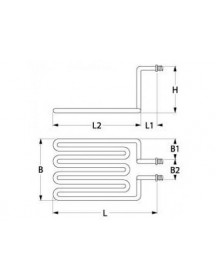 Тен для фритюрниці Amatis, Bartscher, Horeca-Select 420018 3250W 230V