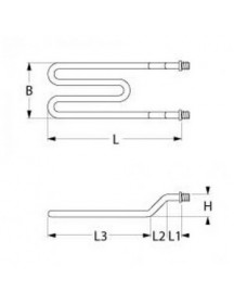 ТЕН бака, ванни для посудомийної машини Cookmax, Meiko DV80, DV120 серії 420072 1000-1500Вт, 200-250В, фланець ТЕН бака, ванни для посудомийної машини Cookmax, Meiko DV80, DV120 серії 420072 1000-1500Вт, 200-250В, фланець