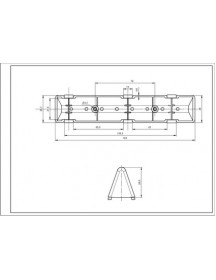 Активатор, ребро барабана для пральної машини LG L=184mm 4432EN2002A