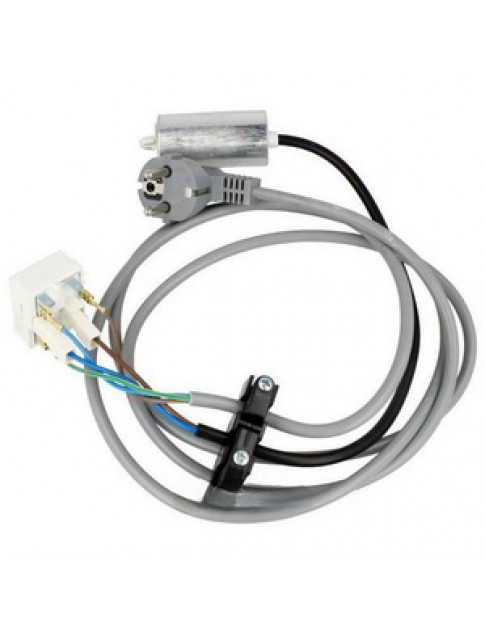 Мережевий шнур 2080mm з конденсатором 3mF 450V 4622787200 для холодильника Beko