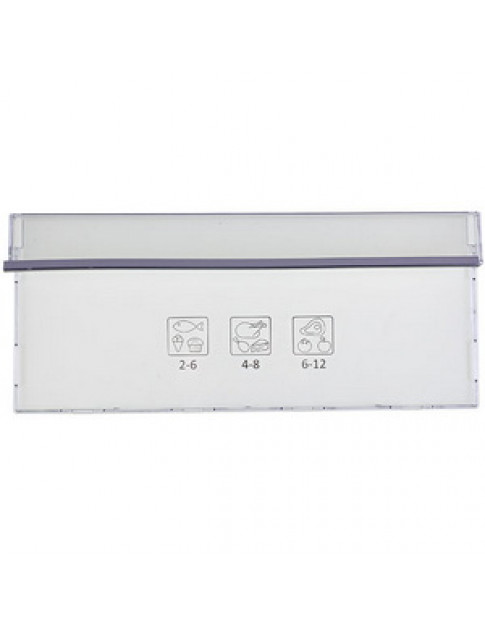 Панель ящика (середнього) для морозильної камери Beko 4636510300 445x190mm