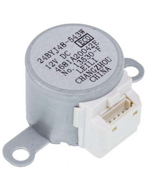 Мотор кроковий тяги шторок для кондиціонера LG 4681A20042E 24BYJ48-543W 12V шток 5x9mm