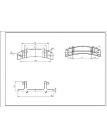 Петля люка для пральної машини LG 4774EN2001A
