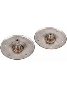 Фланець барабана (опора) для вертикальної пральної машини Whirlpool 480110100802 (2шт, нержавійка)